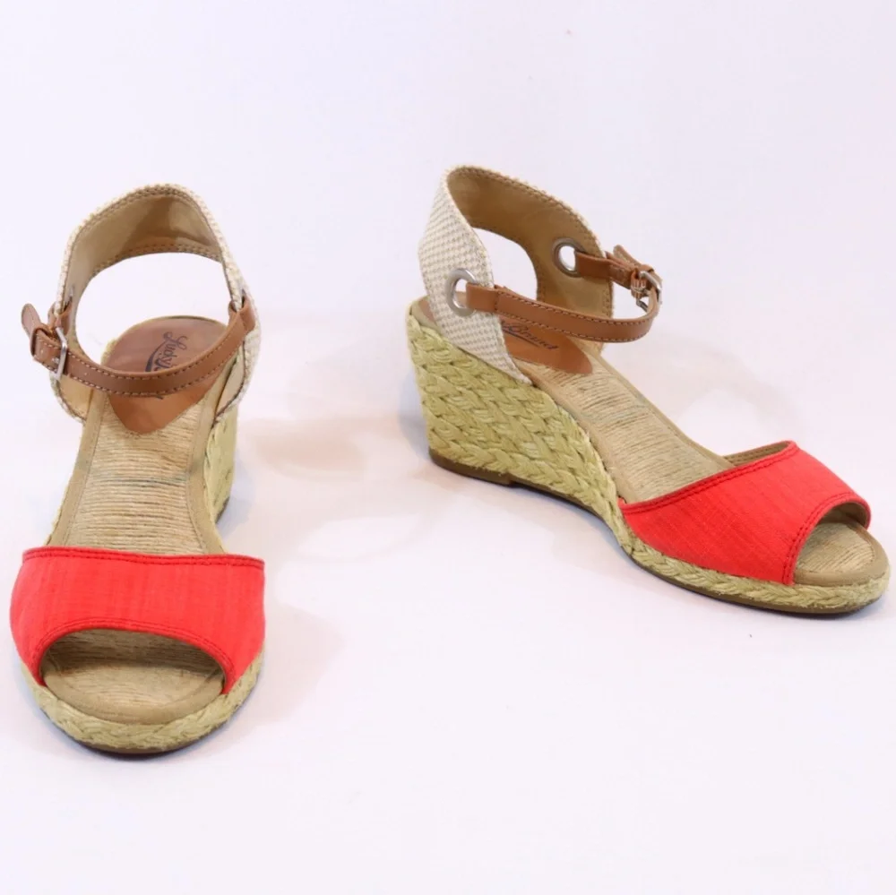 Lucky Brand Kydra  Espadrille Wedge Sandals, Size 7